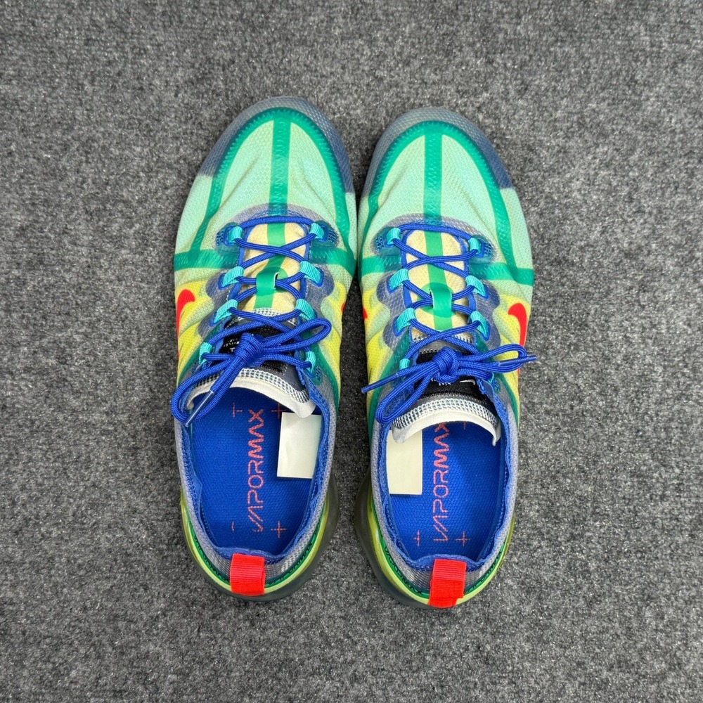 Nike Air VaporMax 2019 Running Shoe Men 10.5 Racer Blue Athletic Retro Run Train - Picture 8 of 12